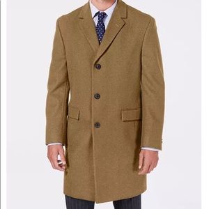 NWT Nautica Men’s Classic Batten Overcoat - Peacoat - size 40L